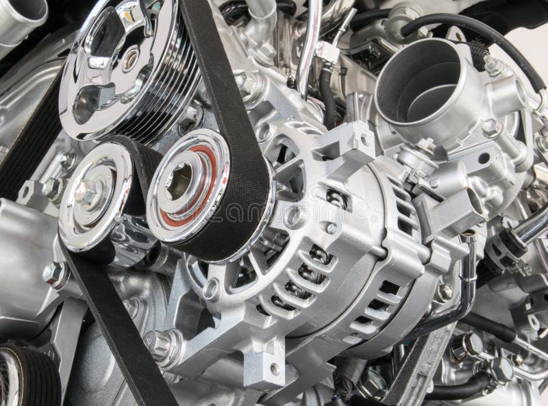 Part of car engine royalty free stock photos