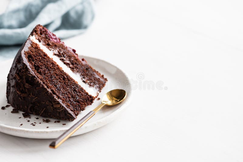 Part De Gateau De Chocolat Fonce Image Stock Image Du Boulangerie Closeup Part De Gateau De Chocolat Fonce Image Stock Image Du Boulangerie Closeup