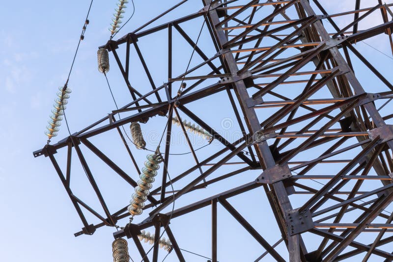 Part of the electric tower stock photo. Image of electric 126718190