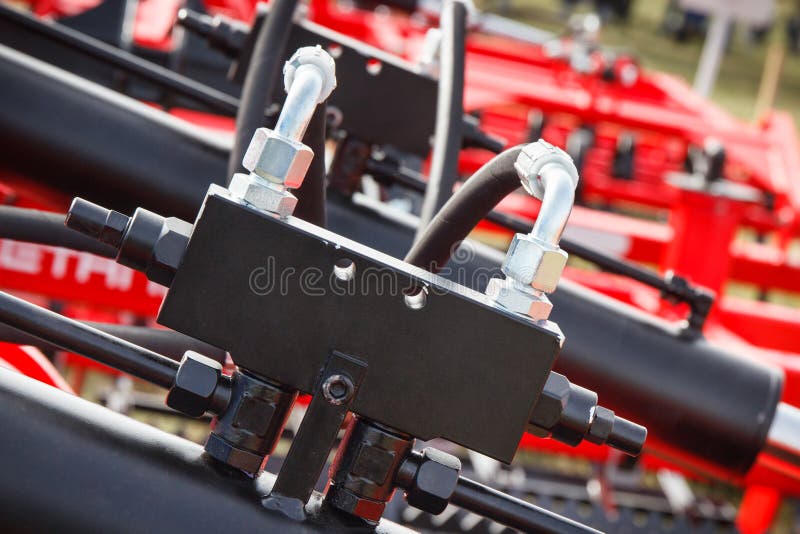 Part of Industrial Hydraulic or Pneumatic Machine. Hydraulic Mechanism