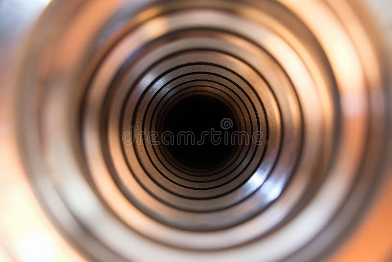 Part made on cnc machine. Metal case of the device royalty free stock images Part made on cnc machine. Metal case of the device royalty free stock images