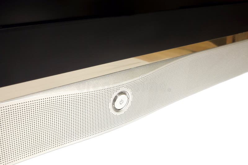 Part of Modern TV Receiver Isolated Stock Image Image of equipment