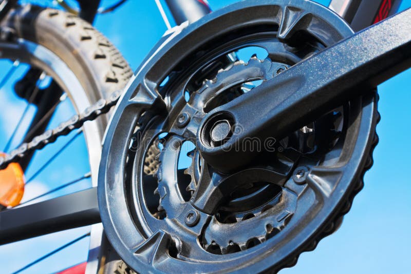 Part of Mountain Bike Brake Disc Stock Photo Image of cruise, blue