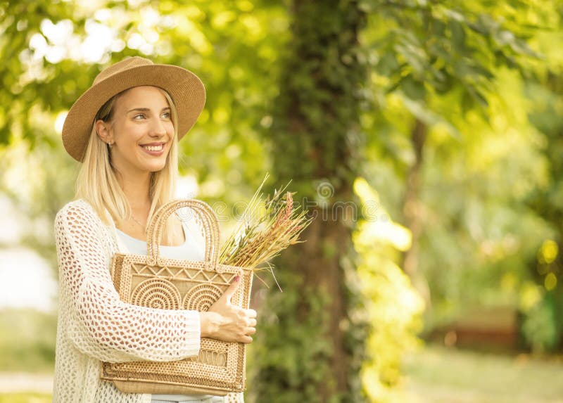 She is a part of nature stock image. Image of flowers - 183713199