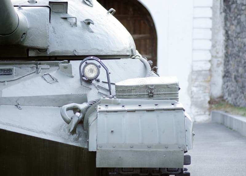Headlight military tank stock image. Image of lamp, uniform 62231755