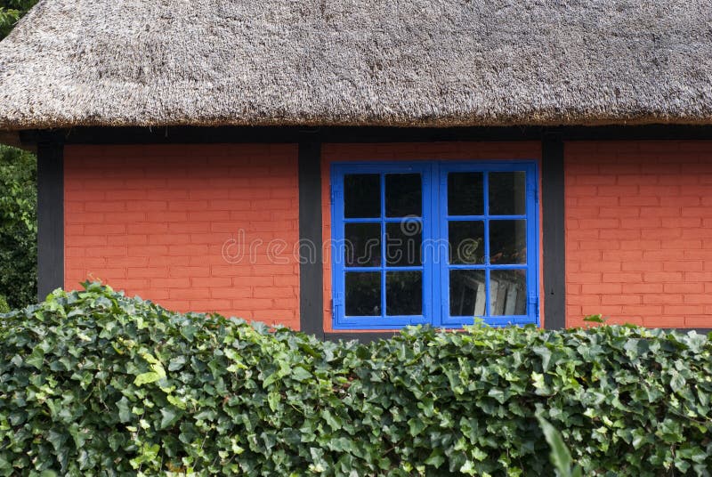 Part of thatched cottage