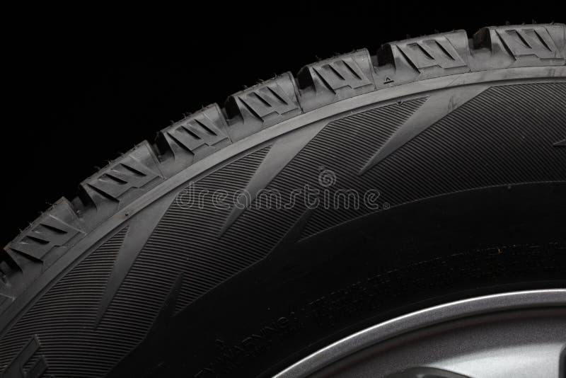 Part of winter tires stock photo. Image of studio, isolated 11841212
