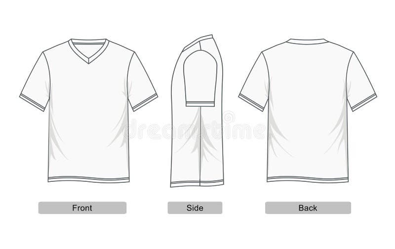 Parte anteriore della manica di raglan della maglietta, lato, parte posteriore, immagine royalty illustrazione gratis Parte anteriore della manica di raglan della maglietta, lato, parte posteriore, immagine royalty illustrazione gratis