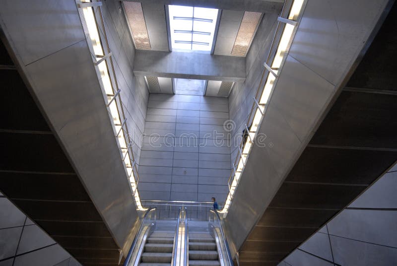 Parte da estação de metro foto de stock Parte da estação de metro foto de stock