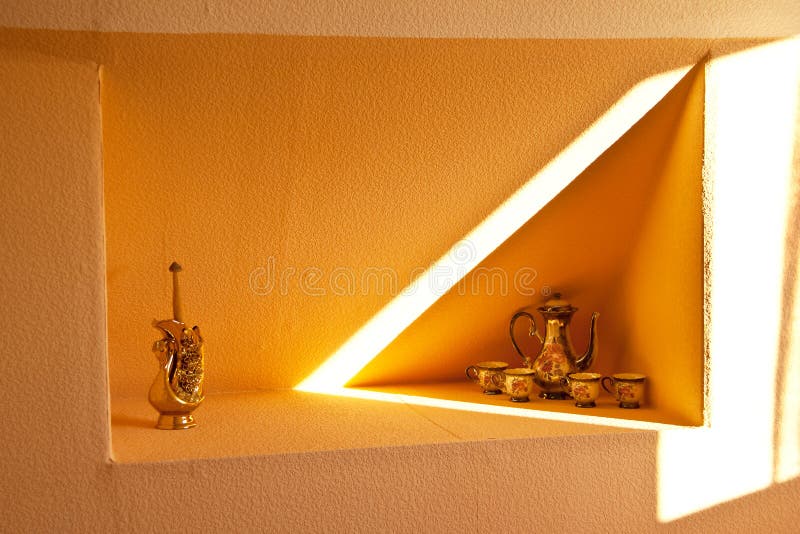 Parte de mais interier na luz da manhã. foto de stock Parte de mais interier na luz da manhã. foto de stock