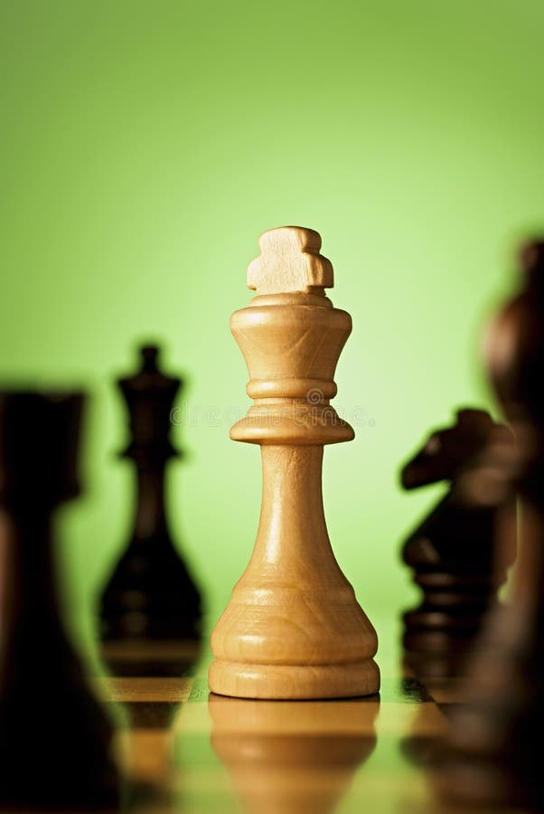 Rei da xadrez foto de stock. Imagem de risco, madeira - 21193528