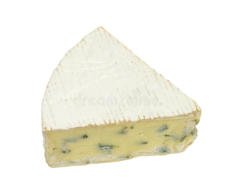 Pezzo di formaggio blu danese fotografia stock