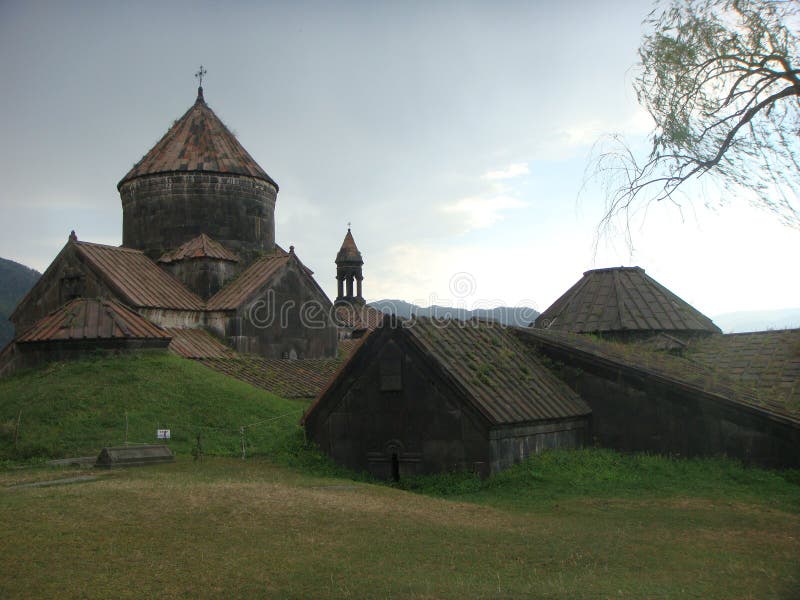 Parte do monastério de Haghpat em Armênia