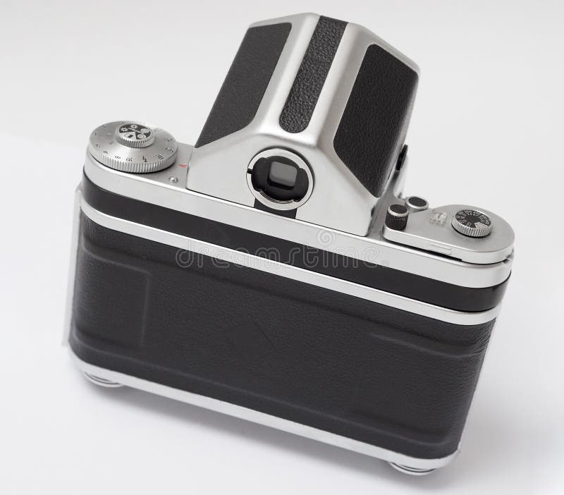 Parte posteriore analogica della macchina fotografica film antico medio di formato del vecchio retro fotografia stock libera da diritti Parte posteriore analogica della macchina fotografica film antico medio di formato del vecchio retro fotografia stock libera da diritti