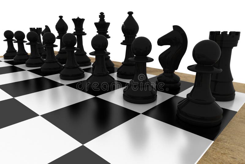 Xadrez jogador preto primeiro movimento fotos, imagens de © 18percentgrey  #10063694