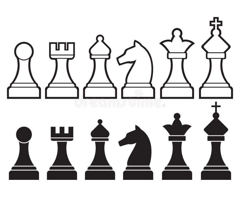 Xadrez ilustração do vetor. Ilustração de xadrez, companheiro