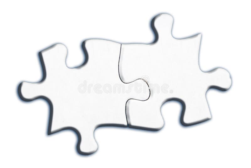 Peças de puzzle imagem de stock