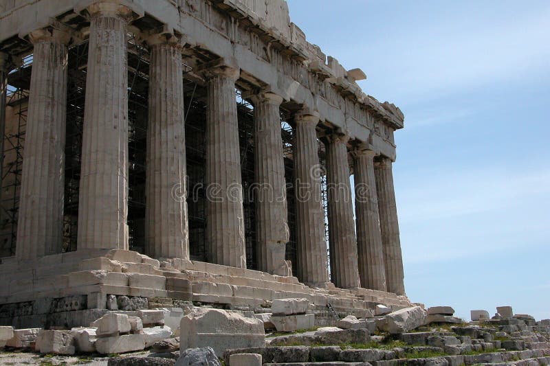 Parthenon de la acrópolis imágenes de archivo libres de regalías Parthenon de la acrópolis imágenes de archivo libres de regalías