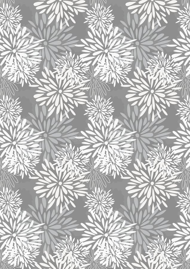 Parti del petalo del fiore che coltivano reticolo illustrazione di stock Parti del petalo del fiore che coltivano reticolo illustrazione di stock
