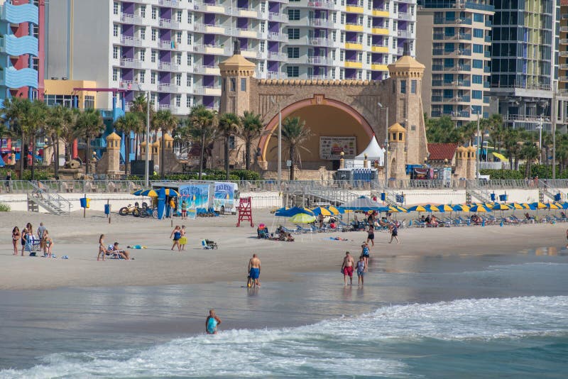 Partial view of The Daytona Beach Bandshell amphitheatre at Boardwalk . 2