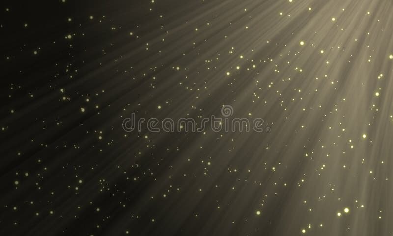 Particelle dorate illustrazione vettoriale