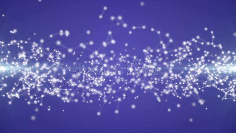 Particle and glow purple abstract background. stock illustration