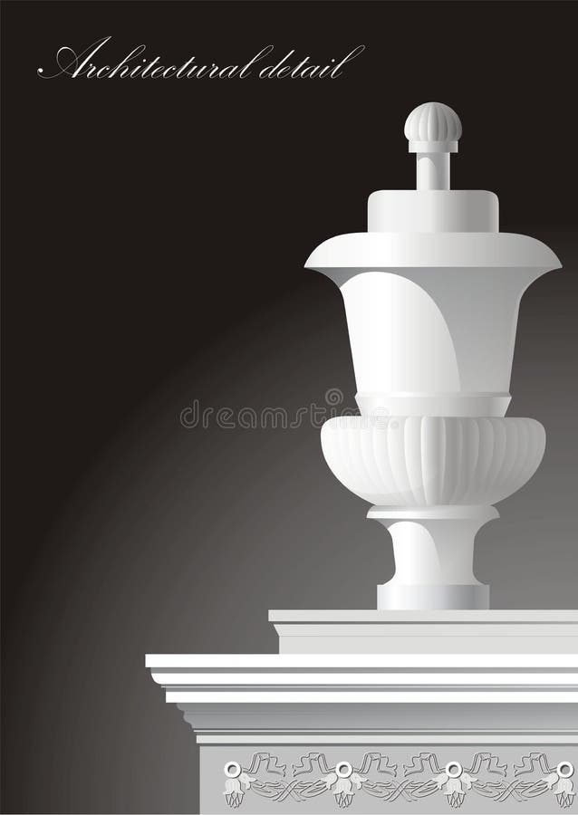 Particolare architettonico illustrazione vettoriale