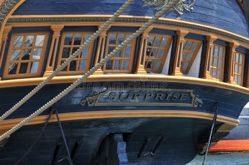 Particolare della sorpresa della nave al museo marittimo a San Diego immagini stock libere da diritti Particolare della sorpresa della nave al museo marittimo a San Diego immagini stock libere da diritti