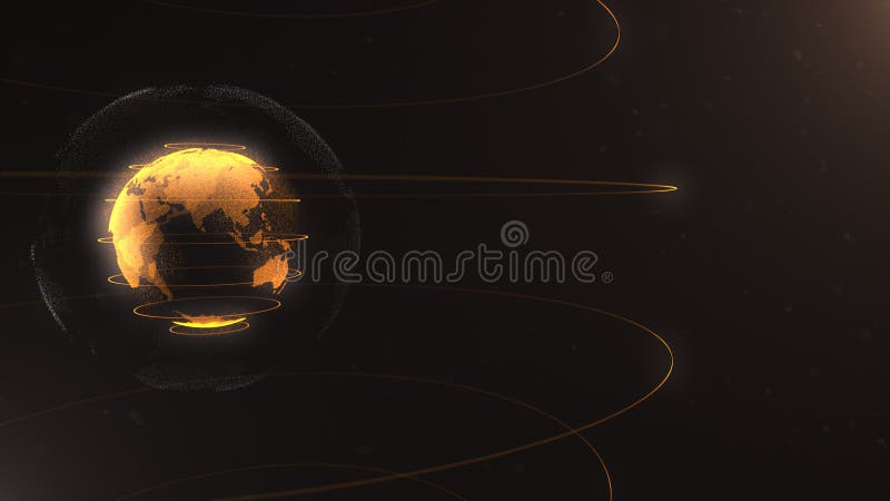 Particule abstraite Planète d'or et orange à l'intérieur de veilted la blanche, créé des points Dackdrop noir total peu illustration stock Particule abstraite Planète d'or et orange à l'intérieur de veilted la blanche, créé des points Dackdrop noir total peu illustration stock