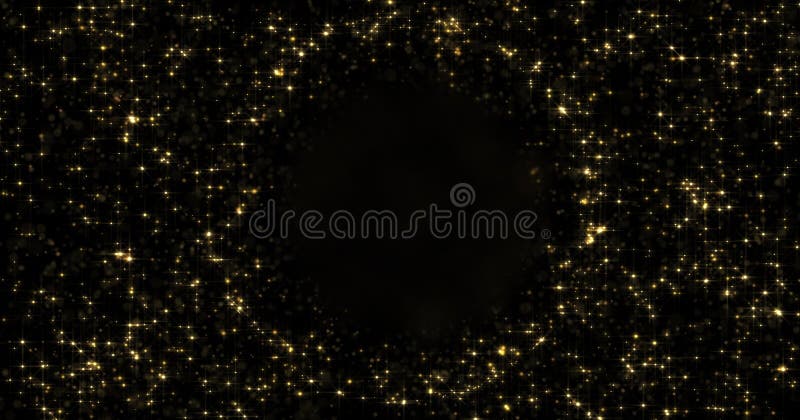 Particules abstraites d'or et étoiles ou lumière de scintillement de miroiter autour de la sphère vide de cercle Éclat de fusée o illustration de vecteur Particules abstraites d'or et étoiles ou lumière de scintillement de miroiter autour de la sphère vide de cercle Éclat de fusée o illustration de vecteur