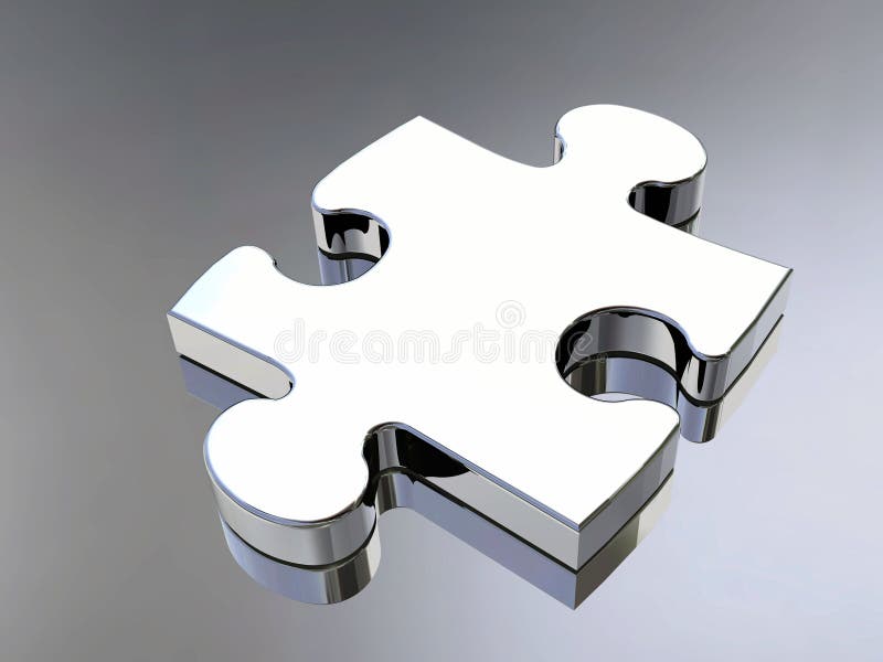 Partie de puzzle illustration stock Partie de puzzle illustration stock