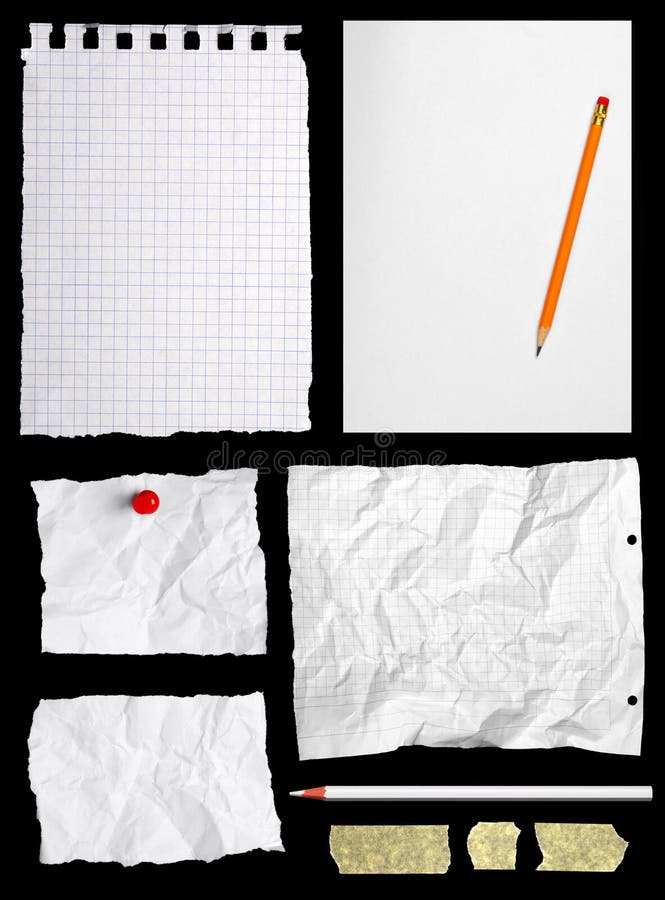 Parties de papier à lettres photographie stock Parties de papier à lettres photographie stock