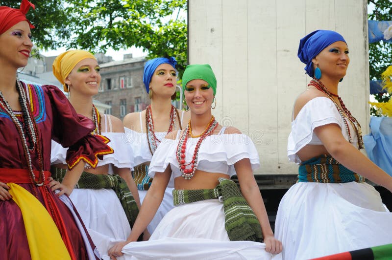 Dancers at the Multicultural Warsaw Street Party. Photo taken on: August 29, 2010 in Warsaw, Poland. Dancers at the Multicultural Warsaw Street Party. Photo taken on: August 29, 2010 in Warsaw, Poland.