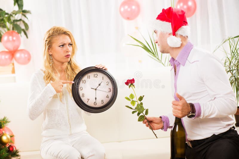 Partito mancante fotografia stock