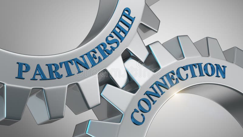 Partnership Connection Concept Stock Illustration Illustration of