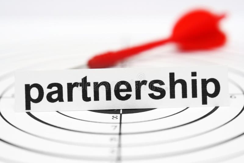 Partnership target stock image. Image of partnership 33414145