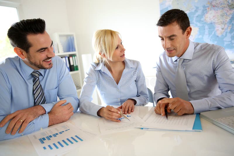 Business people meeting around table. Business people meeting around table