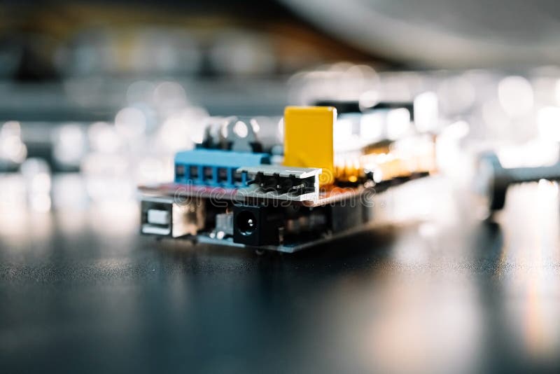 Parts for assembly cnc machine arduino board for controlling the