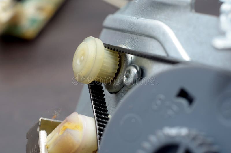 Parts Spare Parts Electronic Components of the Board Closeup Stock