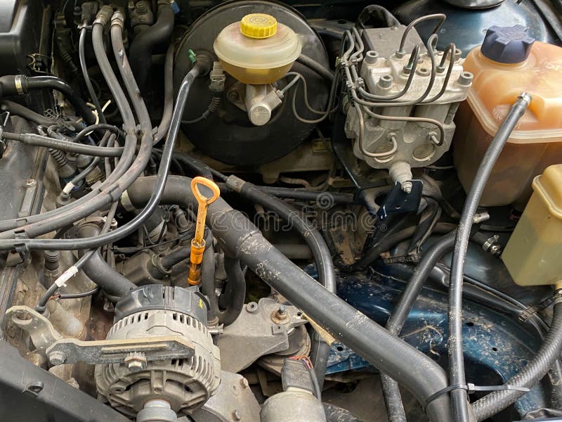 Parts Under the Hood of Car Stock Image Image of fuel, combustion