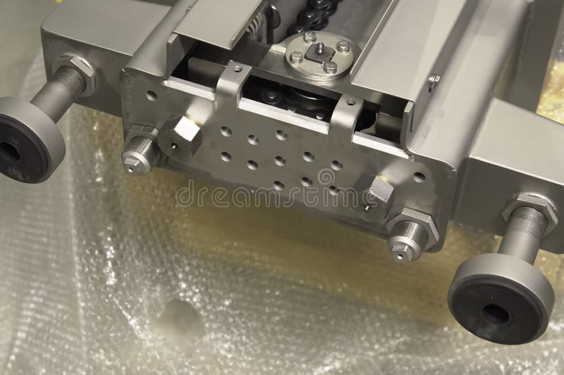 A Parts of vacuum syringe loading lifter. Automatic loading stock images, royalty-free photos and pictures