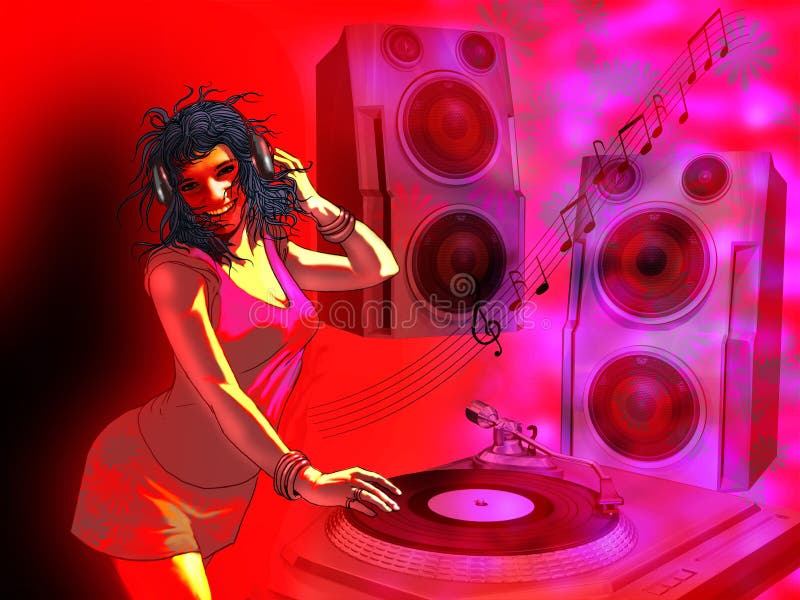 Rock party stock illustration. Illustration of color - 89273146