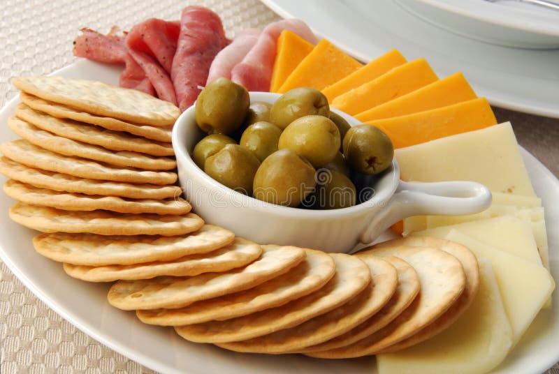 Party Appetizers stock image. Image of crackers, pimiento - 16585889