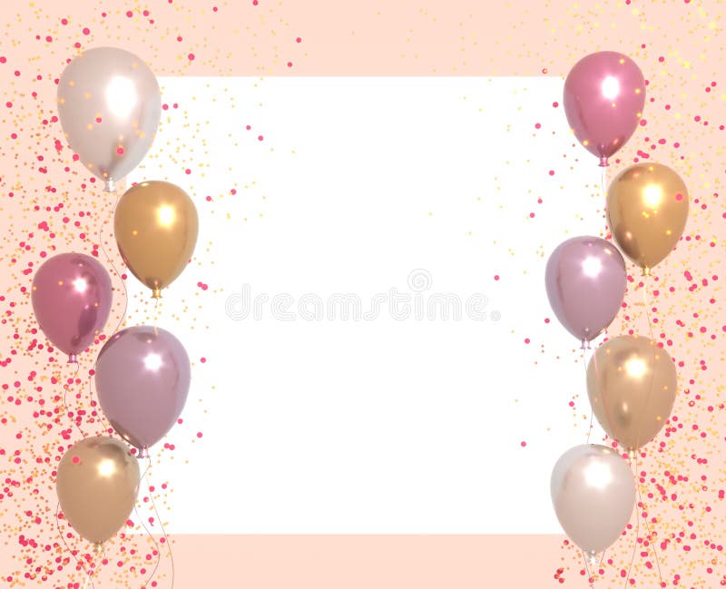 Balloons Bright Place Card Balloons Bright Place Card