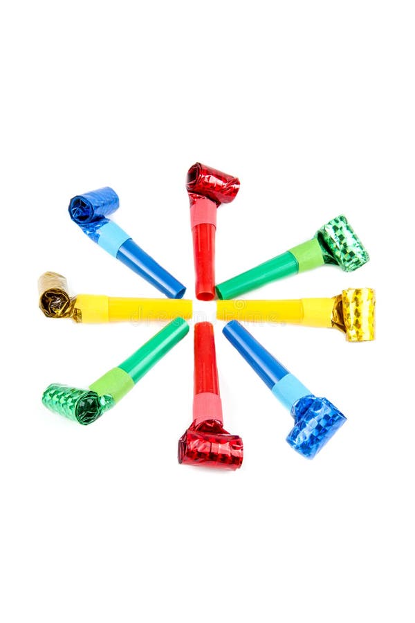 Party Blowers stock photo. Image of blower, party, year 36125708