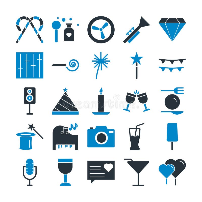 Party and Celebration Vector icon which can easily modify or edit royalty free illustration