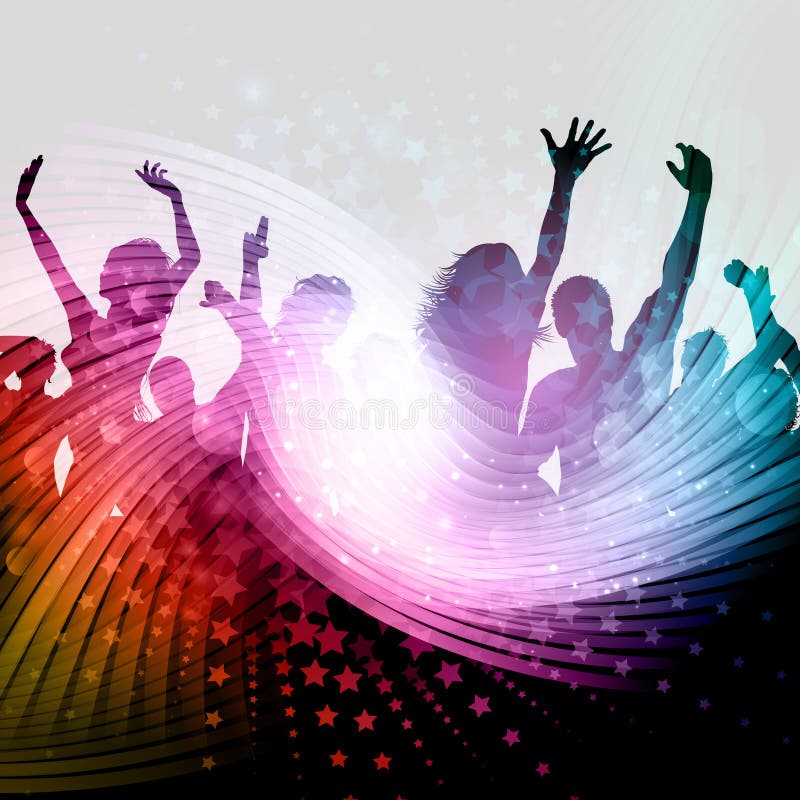 Party crowd background stock vector. Illustration of team - 59957377