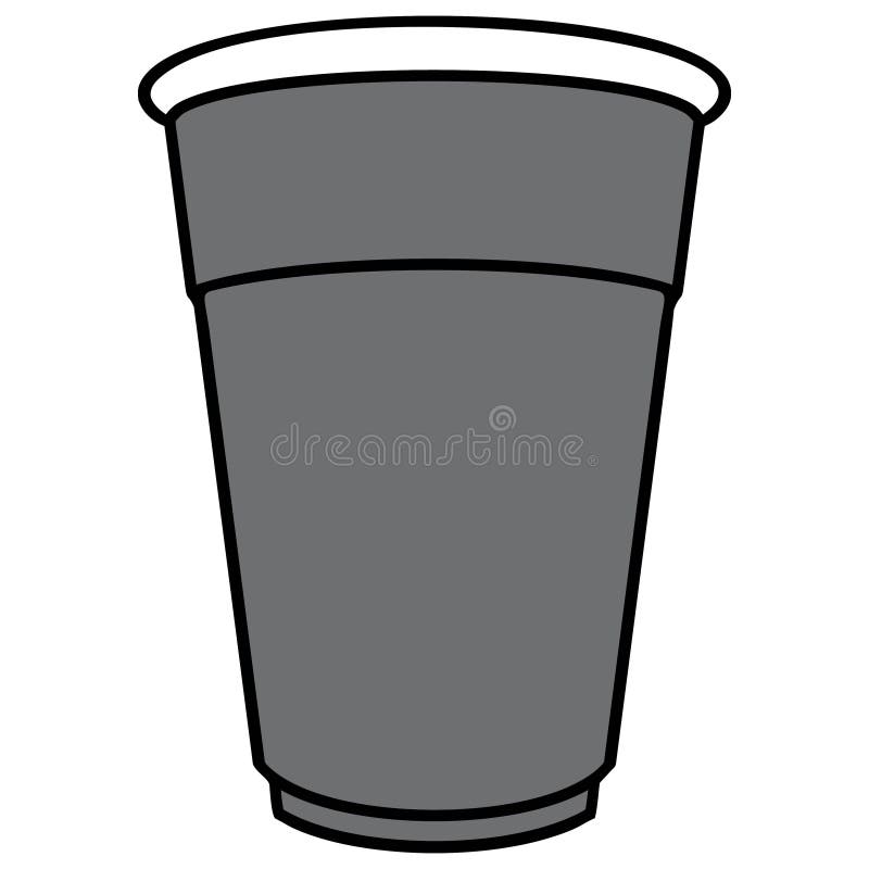 Party Cup Illustration stock vector. Illustration of cold 101779659