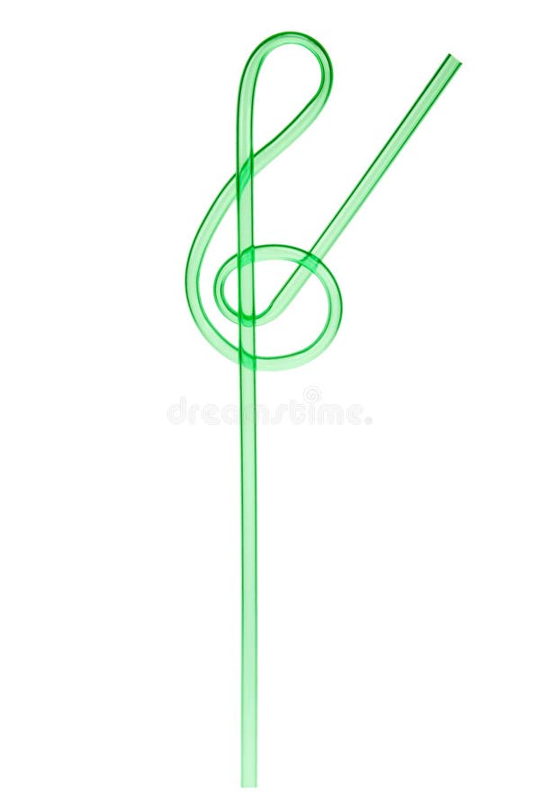 Party drinking straw isolated