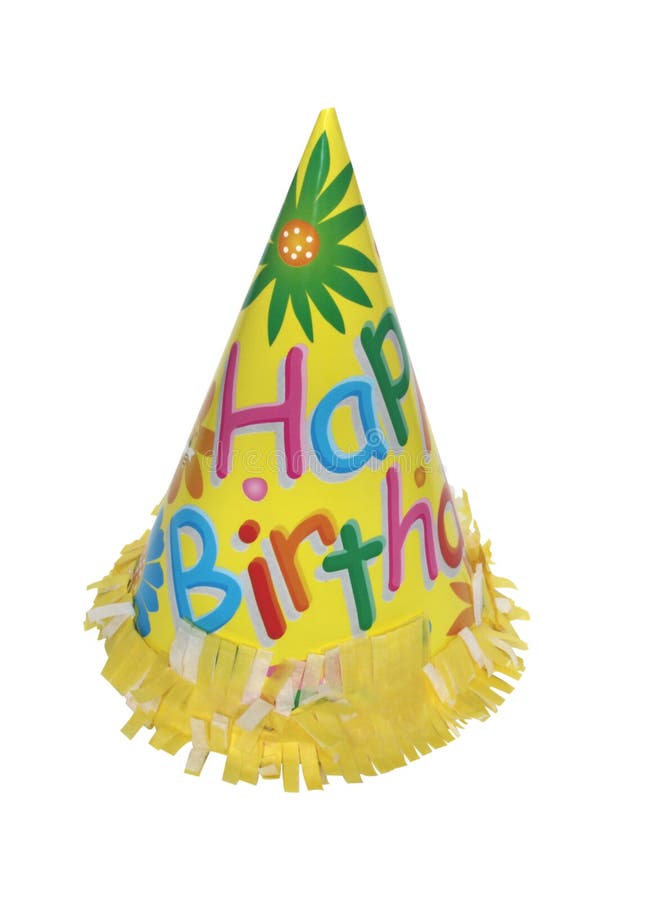 Colorful Party Hat stock image. Image of enjoyment, yellow 10707189